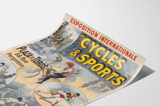 Vintage poster for the International Exhibition of Cycles & Sports