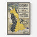 Vintage Poster of the Madrid International Exhibition 1893-94