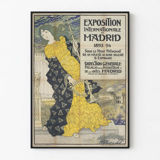 Vintage Poster of the Madrid International Exhibition 1893-94