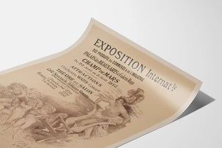Poster of the International Exhibition of Trade and Industry Products 1893