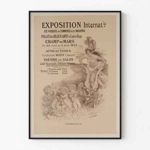 Poster of the International Exhibition of Trade and Industry Products 1893