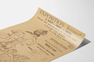 Vintage poster for the 1893 International Exhibition of Commerce and Industry