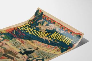 Vintage Poster for the World Fair, Concert, and Grand Festival