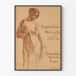 Otto Vautier Exhibition Poster Galerie Moos Geneva