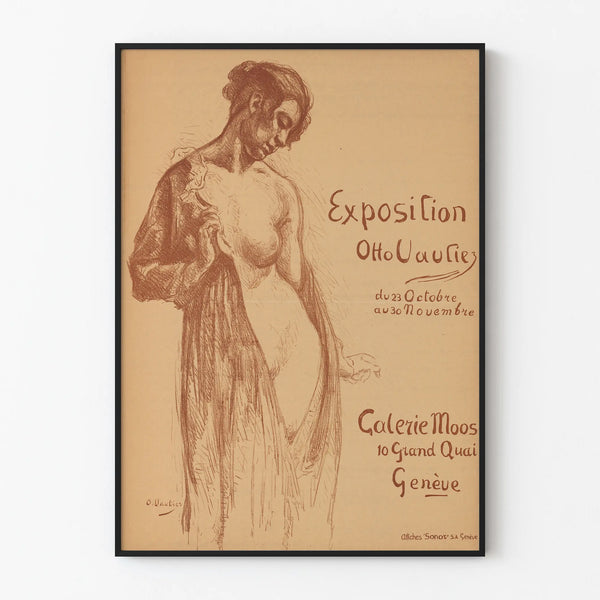Otto Vautier Exhibition Poster Galerie Moos Geneva