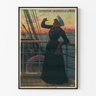 Vintage Poster of the 1900 World's Fair - The Mareorama