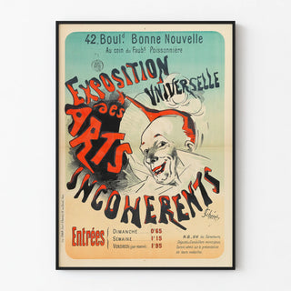 Vintage poster for the Incoherent Arts Universal Exhibition