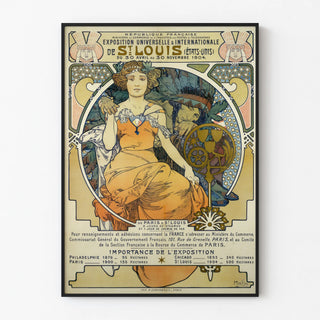 Art Nouveau Poster Universal Exposition St. Louis 1904