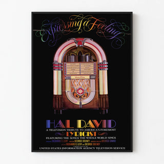 Vintage Poster Jukebox Expressing a Feeling - Television Tribute to Hal David