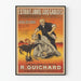 Vintage poster Extract of Bleach The Gallic Rooster - Chemical advertising R. Guichard Bordeaux