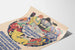 Vintage poster of costumes and masks J. Louis Kaiser Basel
