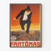 Vintage Fantômas Poster for Theater and Cinema