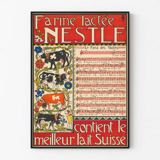 Vintage poster for Nestlé Milk Powder Swiss Milk