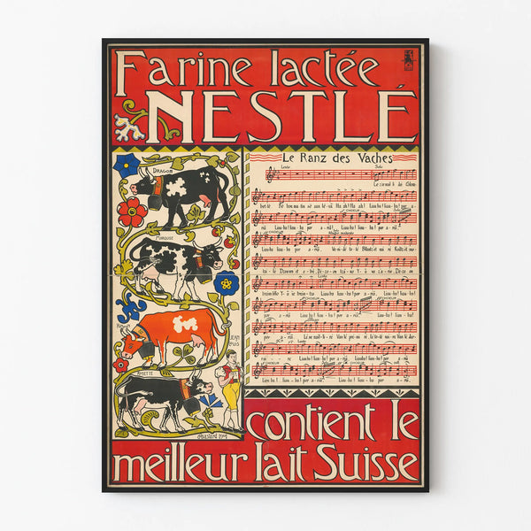 Vintage poster for Nestlé Milk Powder Swiss Milk