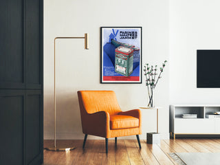 Vintage poster for Malted Flours Jammet with windmill design