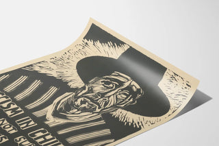 Protest Poster Against Fascism in Chile and American Aid
