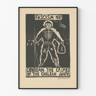 Poster No to Fascism – Condemnation of the Crimes of the Chilean Junta