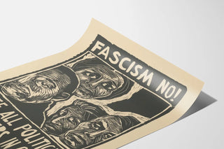 Protest Poster Against Fascism and for the Liberation of Political Prisoners in Chile