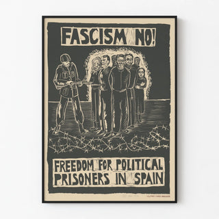 Anti-Fascist Poster Freedom for Political Prisoners in Spain