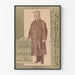 Vintage February Poster Scribner's - Masculine Style Illustration