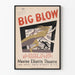 Vintage Theater Poster Big Blow by the Federal Theatre