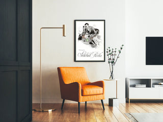 Vintage poster 'Nervosité Fédobrol Roche' pencil drawing