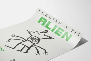 Poster 'Feeling a Bit Alien' to Celebrate Personal Differences