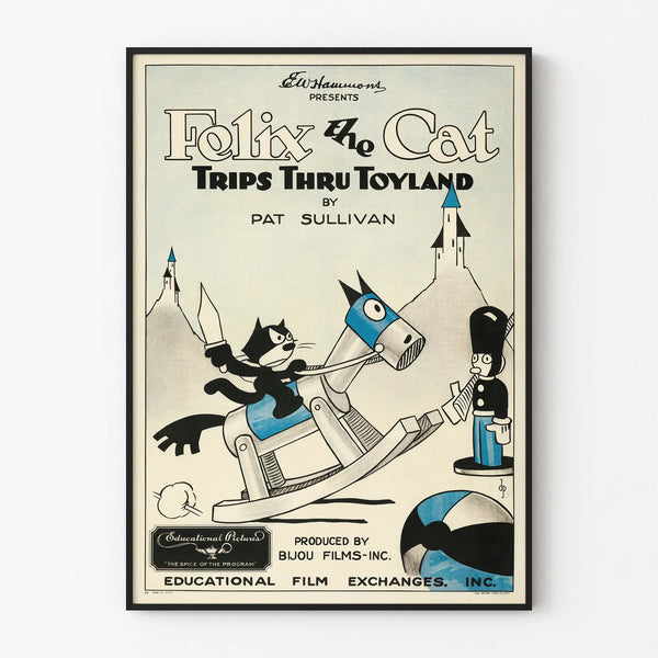 Vintage Felix the Cat Poster - Retro Wall Decoration