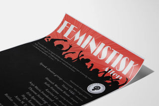 Decorative Poster Feminist Evening - Feminist Thematic Poster