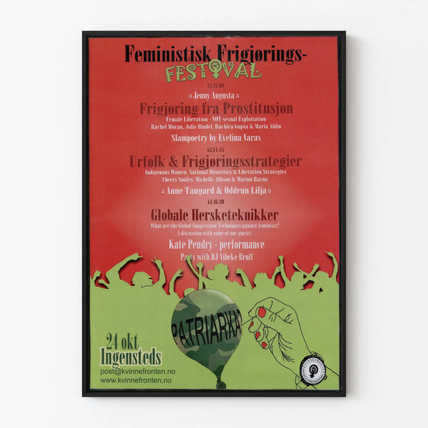 Poster for the Feminine Liberation Festival against the Patriarchy