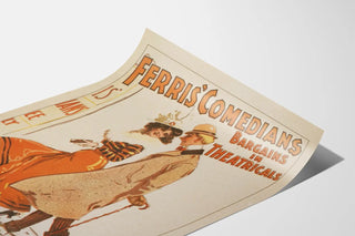 Vintage poster Ferris' Comedians Bargains in Theatricals
