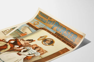Vintage poster Ferris in Hartman The Purser by John T. Day