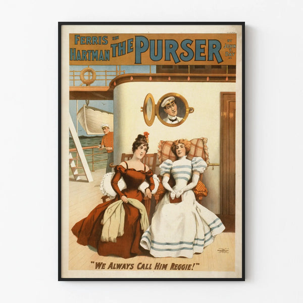 Vintage poster Ferris in Hartman The Purser by John T. Day
