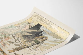 Art Nouveau Poster Fervaal by Vincent d'Indy by Lucien Métivet