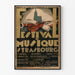 Vintage Music Festival Poster Strasbourg 1932