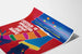 Colorful Wall Decoration Poster for the Mountain Music and Dance Festival