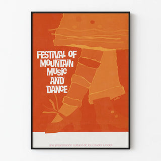 Poster for the Mountain Music and Dance Festival