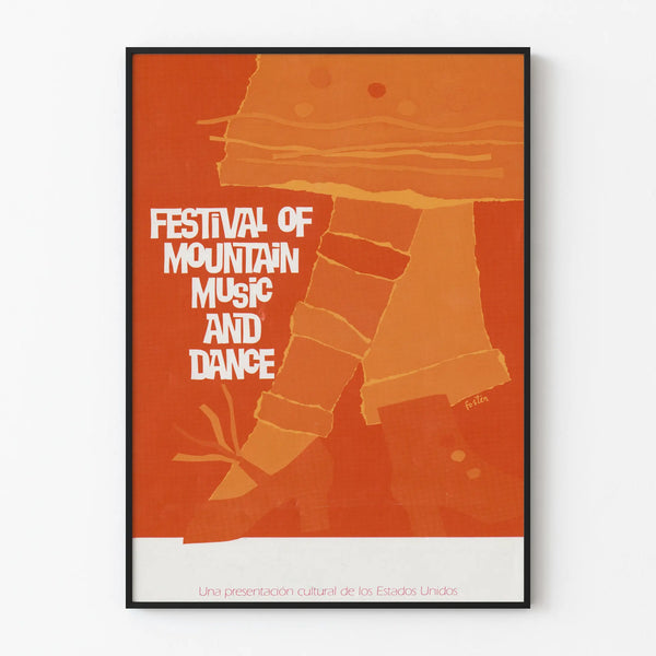 Poster for the Mountain Music and Dance Festival
