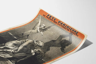 Vintage Poster Parisian Festival for Cholera Victims