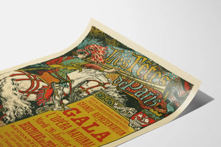Vintage poster Paris Celebrations - Grand Gala Performance 1886