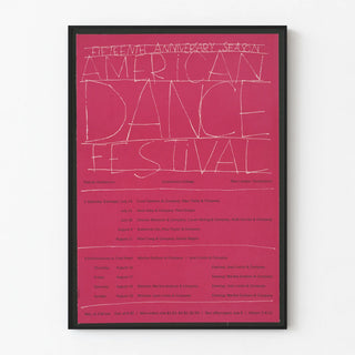 American Dance Festival Poster - Fifteenth Anniversary