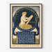 Vintage poster for the 50th anniversary exhibition of the Art Students League of New York