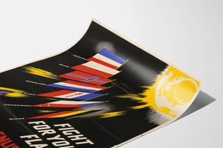 Wall Decoration Poster Fight For Your Flag