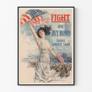 Vintage American propaganda poster for the Third Liberty Loan
