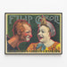 Vintage Poster Filip Cairoli - The Great French Circuses — framed artwork on a wall