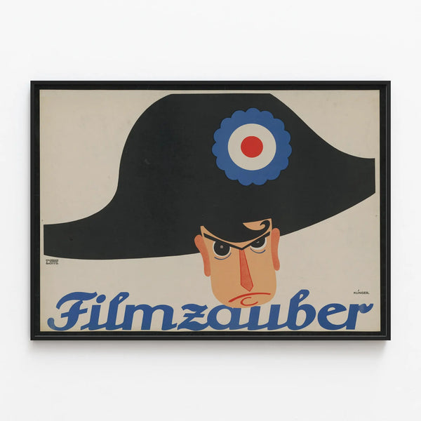 Wall Decoration Poster Filmzauber Berlin Theater — framed artwork on a wall