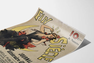 Vintage End of Century Poster - Illustrated Literary Journal