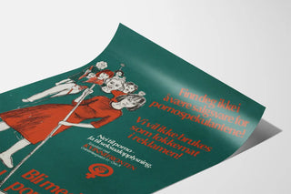 Feminist campaign poster against pornography - Engaged wall decoration