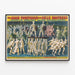 Vintage Poster of the Octavians Troupe from La Scala Theatre in Milan — framed artwork on a wall