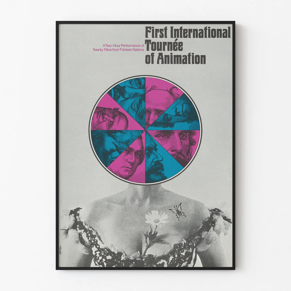 Vintage First International Animation Tour Poster